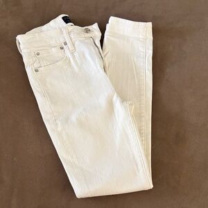 Women's J. Crew Factory White High Rise Skinny Jeans